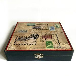 Handcrafted Wood Jewelry Trinket Keepsake Box